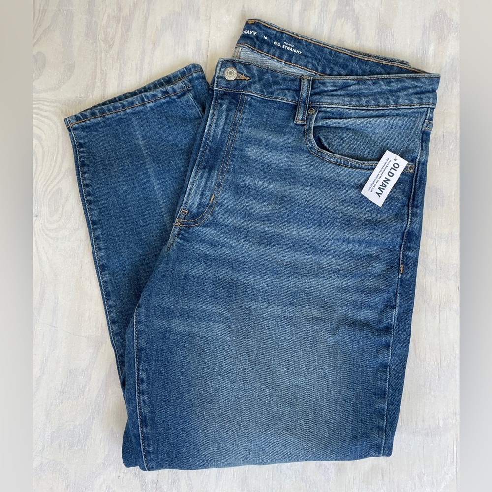 Old Navy Mid-Rise OG Straight Ankle Jeans for Women 16R
